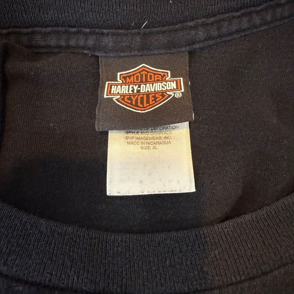 Harley Davidson Shirt Mens Extra Large Muscle Tank Flames McGuire Contra Costa - Picture 6 of 7